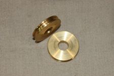 EN-4024-FP  Enderle K Style Barrel Valve Front Plate  Brass Plug